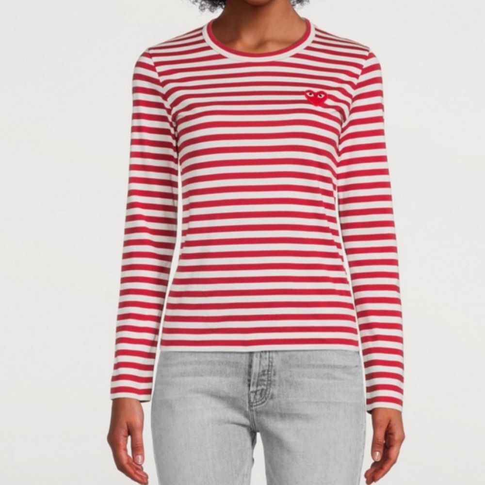 Comme Des Garçons PLAY Heart Long-Sleeve T-Shirt